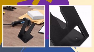 Mobestech Barcode Scanner Holder Stand Bracket Fit for Computers Handheld Scanner Rack