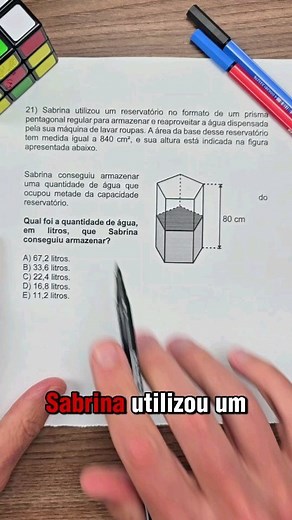 3.2K views · 89 reactions | Geometria espacial #matemática #geometria | Profdombrauskas | Facebook