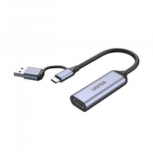UNITEK Boitier d'acquisition vidéo USB / USB-C vers HDMI