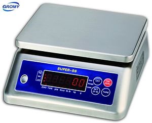 [Hot Item] Electronic Stainless Steel Waterproof Weighing Scale Bench Portion Scale 15kg