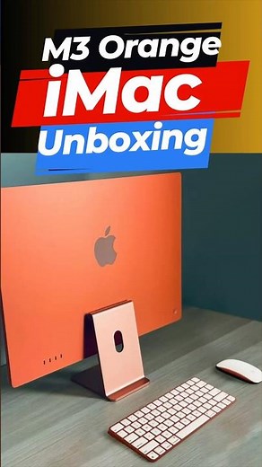 🟠 M3 Orange iMac Unboxing & First Look! | Apple’s Stunning 2025 iMac
