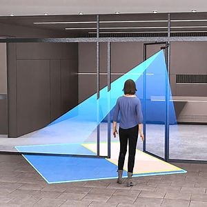 [Hot Item] Canbo LV805 Humanoid Autodoor Sensor Safety and Motion Combined Automatic Swing Door Sensor