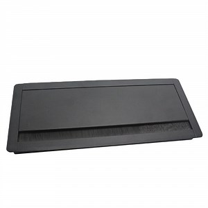 [Hot Item] Black White Wire Cable Grommet Box Soft Close Computer Desk Cable Grommet with Buffer