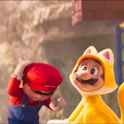 Mario and Cat Mario in the Great Ring of Kong #supermariobros #mario #catmario