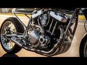 I built my own W3 engine and motorcycle frame