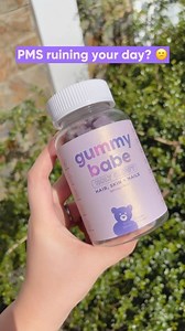 Move over menstrual cramps 👋🏻 Don’t miss out on this fun and healthy self-care habit! Add Gummy Babe Holy Glowy to cart now! 🛒💜 | Babe Formula