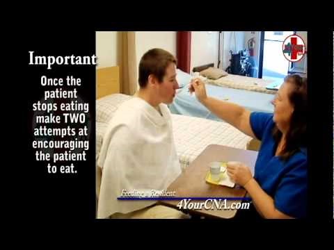 Instructional Video for Feeding A Patient in A Chair