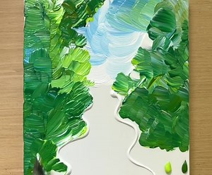 7.5K views · 382 reactions | How to draw a man walking his dog / Acrylic / Painting technique | Acrylic Painting Techniques | Facebook