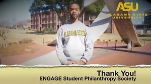 John Wright, a junior finance major at Alabama State University, thanks our donors for their generosity! To make your contribution to a student like John, visit: http://www.alasu.edu/giving/index.aspx #myasu #give | Alabama State University