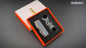 Watch All-in-one Cigar Torch Lighter with Cigar V Cutter Set on Amazon Live