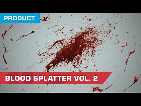 Blood Splatter Vol. 2 VFX Stock Footage Now Available | ActionVFX