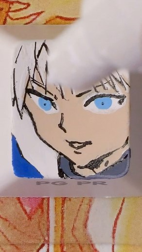 #killua de #hunterxhunter sur mon #customkeyboard 🤩 #dessin #posca #manga #clavierpersonalisé | Esquissewei