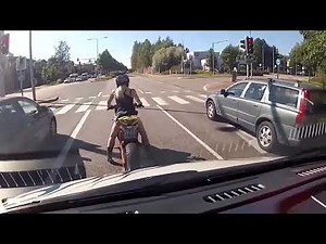 Hot Blond Girl FLASH Her ASS in Rides Bike RC8R !!! 🥵🥵