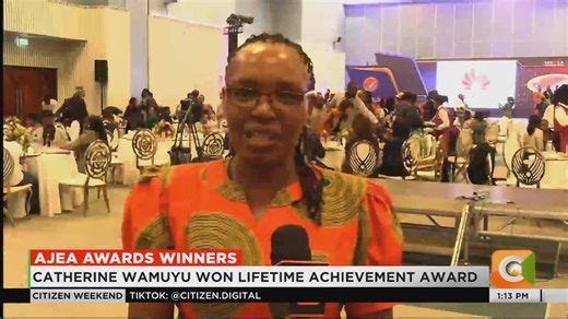 AJEA awards winners: RMS journalists scooped top awards in various categories Catherine Wamuyu won the lifetime achievement award Evans Asiba, Brenda Wanga scooped animal welfare award Best investigative award went to Waweru Wa Nyambura #CitizenWeekend | Citizen TV Kenya