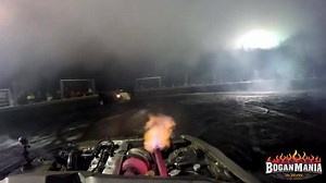 Jordan Scott in 30PSI2FRY at Bindoon Burnouts 2015 The turbo gets a bit hot! ~Scotty | Boganmania.com