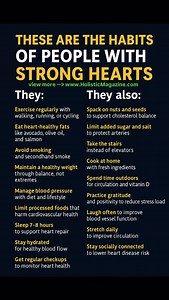 THESE ARE THE HABITS OF PEOPLE WITH STRONG HEARTS #holistichealth #holistic #wellness #wellnessjourney #healthylifestyle #health | Holistic Magazine