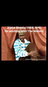 A young Alpha Blondy interview, NYC 1988. On working with The Wailers Shout out to Reggae Strong project. | Kwezai Peetah