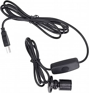 LED Spot Light Indoor, Dimmable Mini Spotlight Jewelry Showcase Display Lighting Fixture, USB Dimmable LED Spotlight with 6.6ft Cable for Showcase Jewelry Cabinet Porch (Positive White Light 6000K)