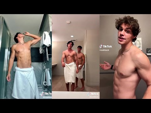 Sexy Noah Beck Shirtless TikTok Compilation - Part 1
