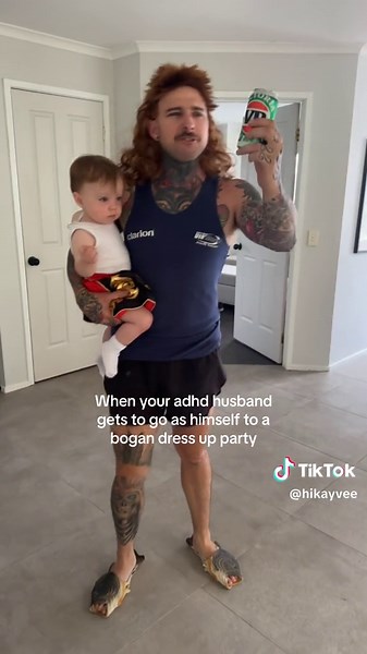 Bogan Dress Up: My Husband's Theme Party Transformation