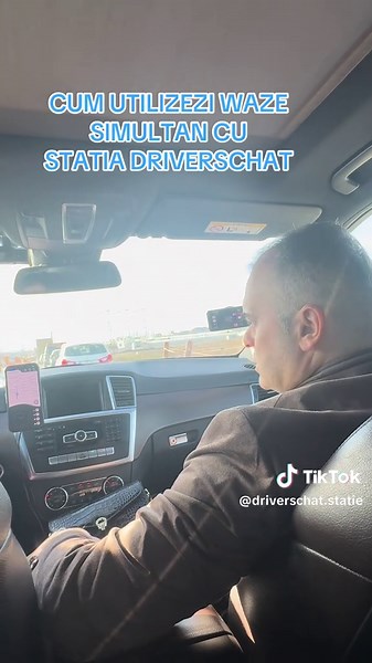 👉 Utilizare simultana WAZE si DRIVERSCHAT ! #waze #ruteblocate #infotrafic #a1