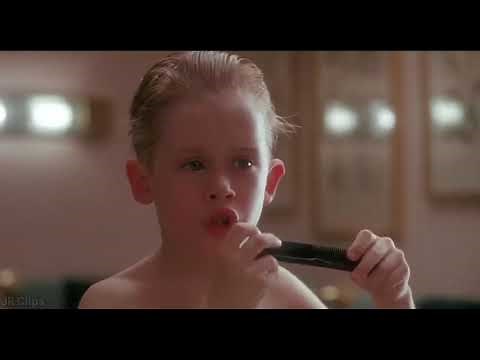 Kevin Washes Up Scene - Home Alone (1990)