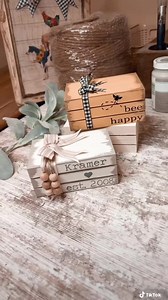 Turning Dollar Tree crates into mini book stacks that are the perfect size for tiered trays! #barefootandfreckled | Barefoot & Freckled, LLC