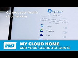 My Cloud Home | Add your Cloud Accounts