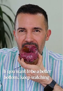 If you want to be a better bottom, preparation matters more than most people think: 🍚 Diet first – the day before, go low residue: white rice, eggs, bananas, white bread 🥦 Avoid day of – red meat, beans, raw vegetables, high fiber foods right before 💧 Douching – lukewarm water only, bulb syringe, 2–3 rinses max 🚿 Skip shower attachments – too much pressure can cause irritation ⏰ Give your body time – do not douche immediately before 🖐 Warm-up is essential – one finger, then two, then a smal