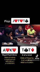 885K views · 1.8K reactions | Possibly the sexiest flop ever. Quads vs. ROYAL FLUSH draw at $200/$400 | Poker Night in America | Facebook
