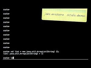 java erasure scala