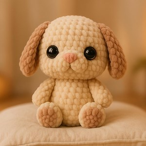 Puppy Easy Crochet Pattern, Low Sew Friendly Beginner Baby Dog Amigurumi, Cute Stuffed Animal PDF Step by Step - Etsy