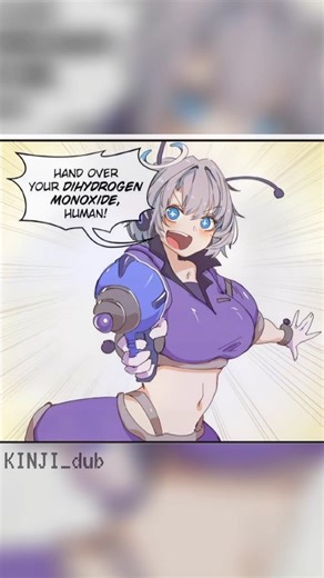 Alien Girl - Comic KINJI_dub #shorts#comics#anime#funny#youtubeshorts#fyp