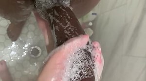 Japanese woman shower old man