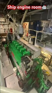 Ship engine room🛳️⚓️ #ship #machine