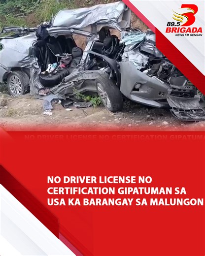 No driver license no certification gipatuman sa usa ka Barangay sa Malungon #RondaBrigada #GuardCPlus #brigadanewsfmgensan #BrigadaPH #InTheHeartOfChangingLives | Brigada News TV