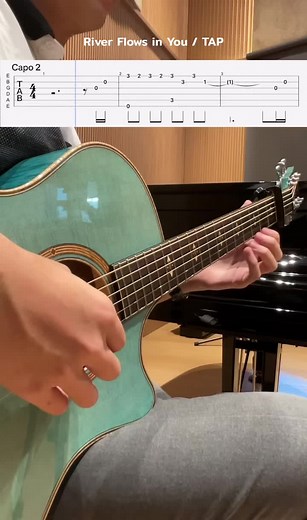 River Flows in You - Fingerstyle Guitar Tutorial with TAB