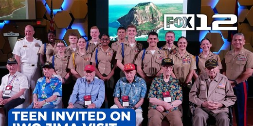 Vancouver teen with Young Marines invited on Iwo Jima visit with WWII vets
