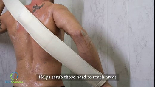 Amazon.com: Slick- Exfoliating Loofah Back Scrubber for Shower, Back Scrubber for Shower for Men, Back Washer for Shower for Women, Back Loofah, Back Exfoliator, Shower Back Scrubber for Men, Loofah with Handle : Beauty & Personal Care