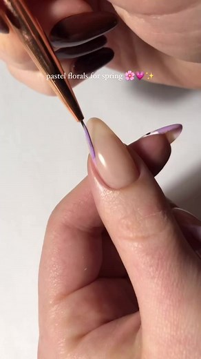 🤩Spring into Style with these Pretty Purple Nails 💜🌸 💅 @nailsbypaular #beetlesgelpolish #springnails #nailart #purplenails #nailtutorial #nailsofinstagram #nailtech #nailtrend | BeetlesGelPolish