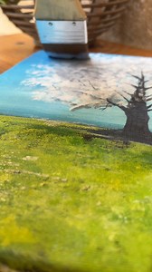 Every tree tells a story—this one is painted with our signature acrylic tubes! #Bluebirdarts #trees #shadesofacrylic #artistsoninstagram | Bluebird Arts