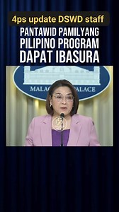 492K views · 12K reactions | Pantawid pamilyang pilipino program 4PS dapat na bang ibasura ?? #fblifestyle #everyone #fyp #highlights #4ps | 4ps update DSWD staff | Facebook