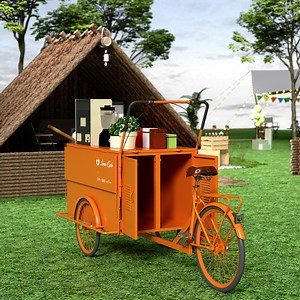 [Hot Item] Outdoor Tune Snack Food Vending Bike Hot Dog Ice Drink Retail Bike