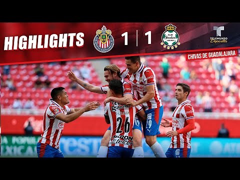 Chivas vs. Santos Laguna 1-1 | Highlights & Goals (ENGLISH) | Telemundo Deportes