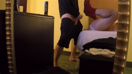 Straight Anonymous Stealthing College Guy on Hidden Cam Hotel Bareback Fuck at Gay0Day