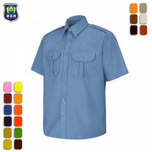[Hot Item] Security Shirt Uniform Customize Summer Security Guard Uniform Shirts