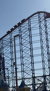 18K views · 256 reactions | The Big One Roller Coaster Blackpool Pleasure Beach | Global Adventures | Facebook