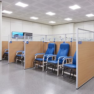 [Hot Item] Hospital Furniture Public Waiting Bench Transfusion Chair with Armrest