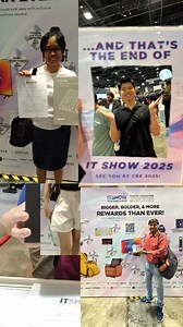 5.4K views | Cheers to everyone at IT SHOW 2025, and congrats to our Lucky Catch winners! #ITSHOW2025 | COMEX and ITSHOW | Facebook