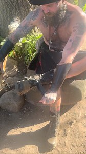 Shout out to With The Grain for making such cool shit like my new deer staff, and also supplying this handy duct tape! | Chris Chilton